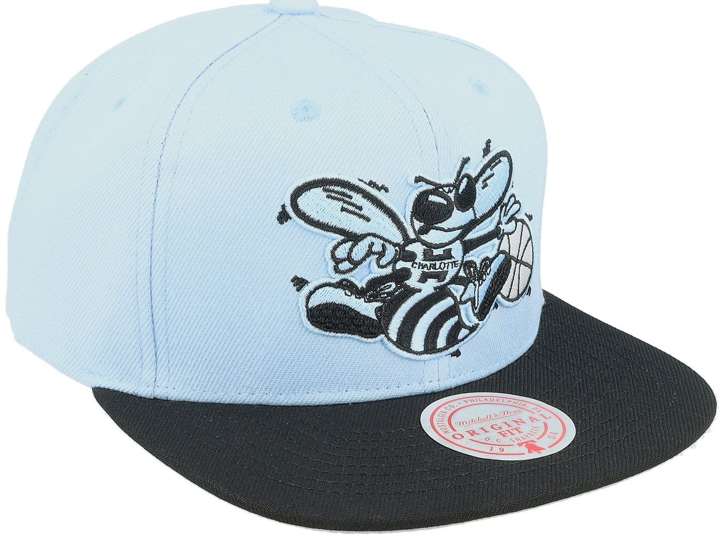 Men's Mitchell & Ness NBA University Away 2 Tone Snapback Hwc Hornets