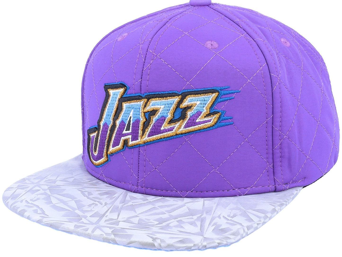Men's Mitchell & Ness NBA Diamond Base Snapback Hwc Jazz