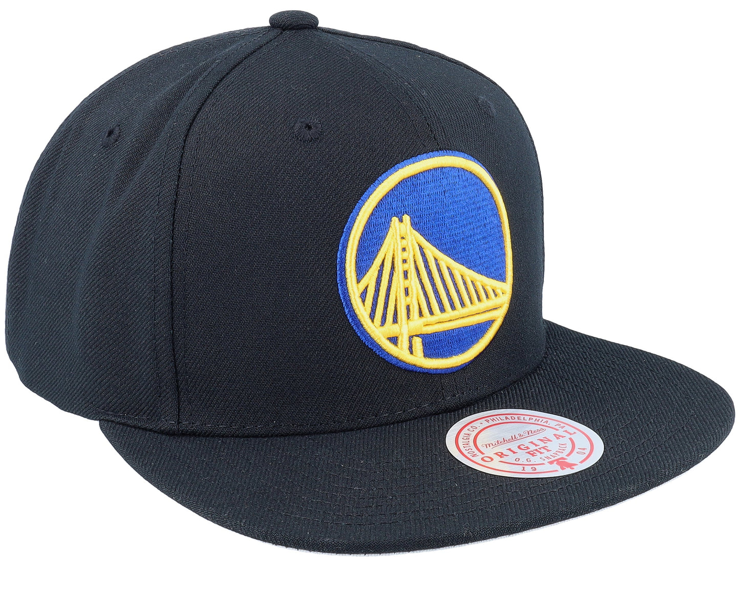 Mitchell & Ness Men's NBA Core Basic Snapback Warriors Snapback Caps