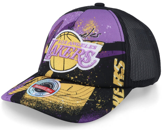 Mitchell & Ness Men's NBA La Lakers Hyper Trucker Snapback