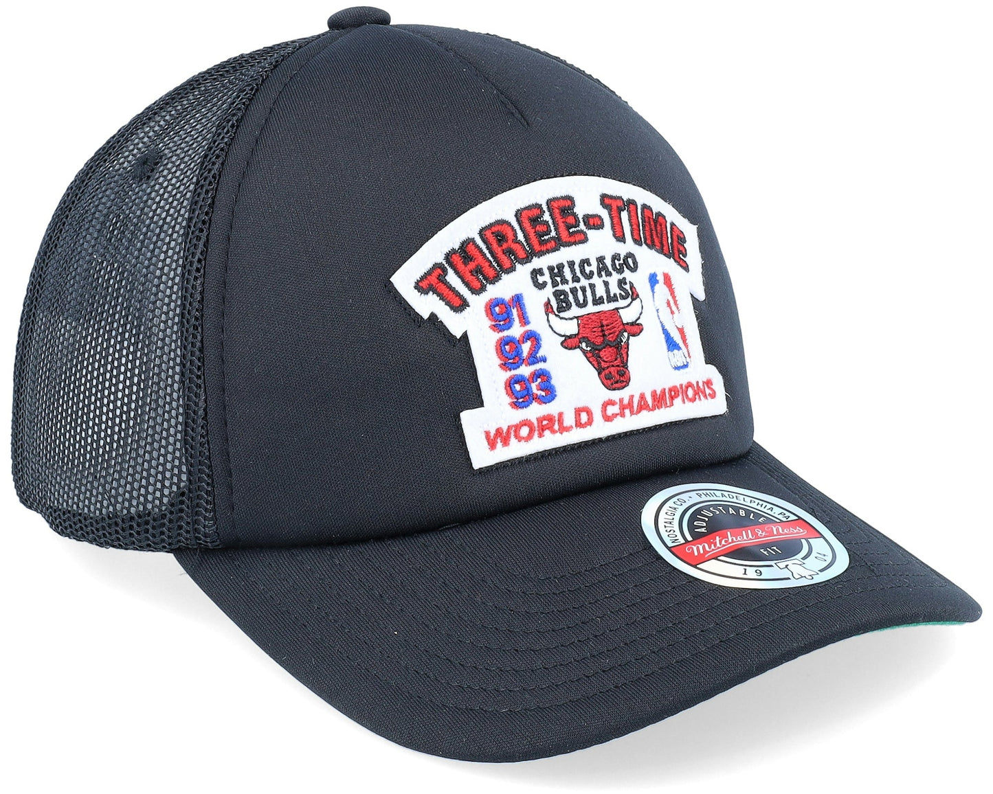 Mitchell & Ness Men's NBA Championship Trucker Bulls Hats