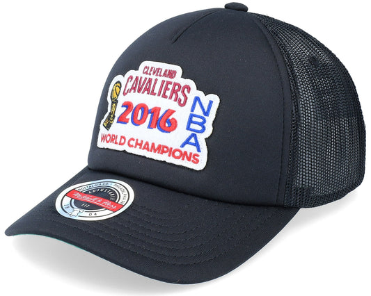 Men's Mitchell & Ness NBA Championship Trucker Cavaliers - Black