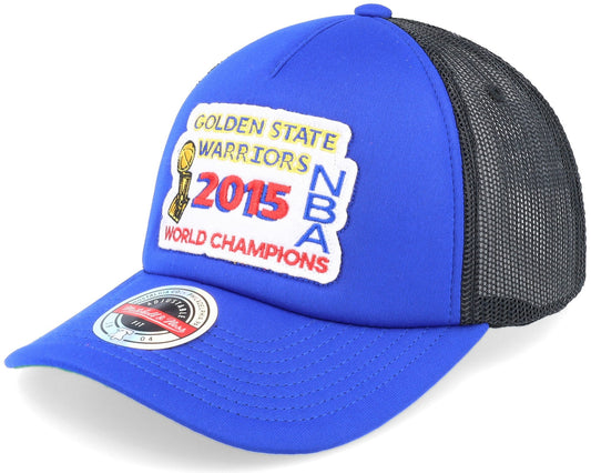 Mitchell & Ness Men's NBA Championship Trucker Warriors Hats