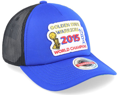 Mitchell & Ness Men's NBA Championship Trucker Warriors Hats
