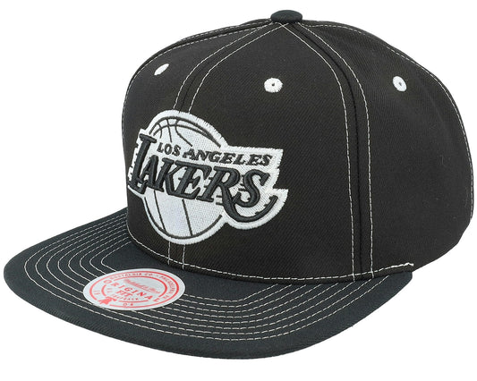 Men's Mitchell & Ness NBA Glow Up Snapback Lakers - Black