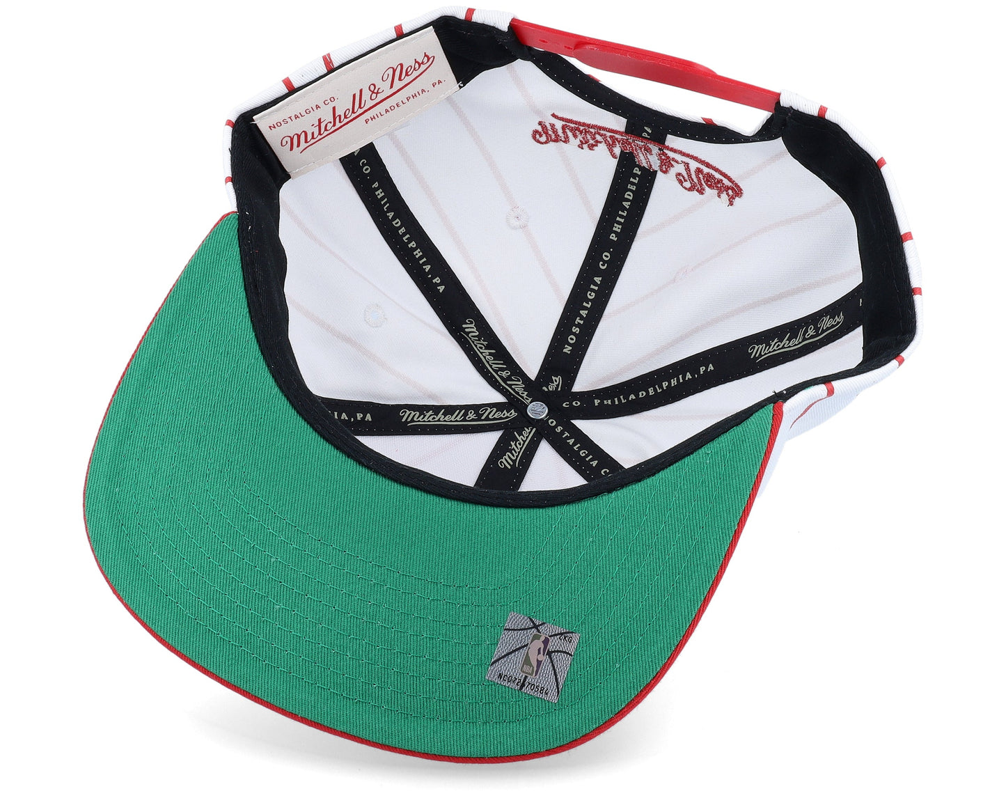 Men's Mitchell & Ness NBA Retro Pinstripe Snapback Hwc Rockets