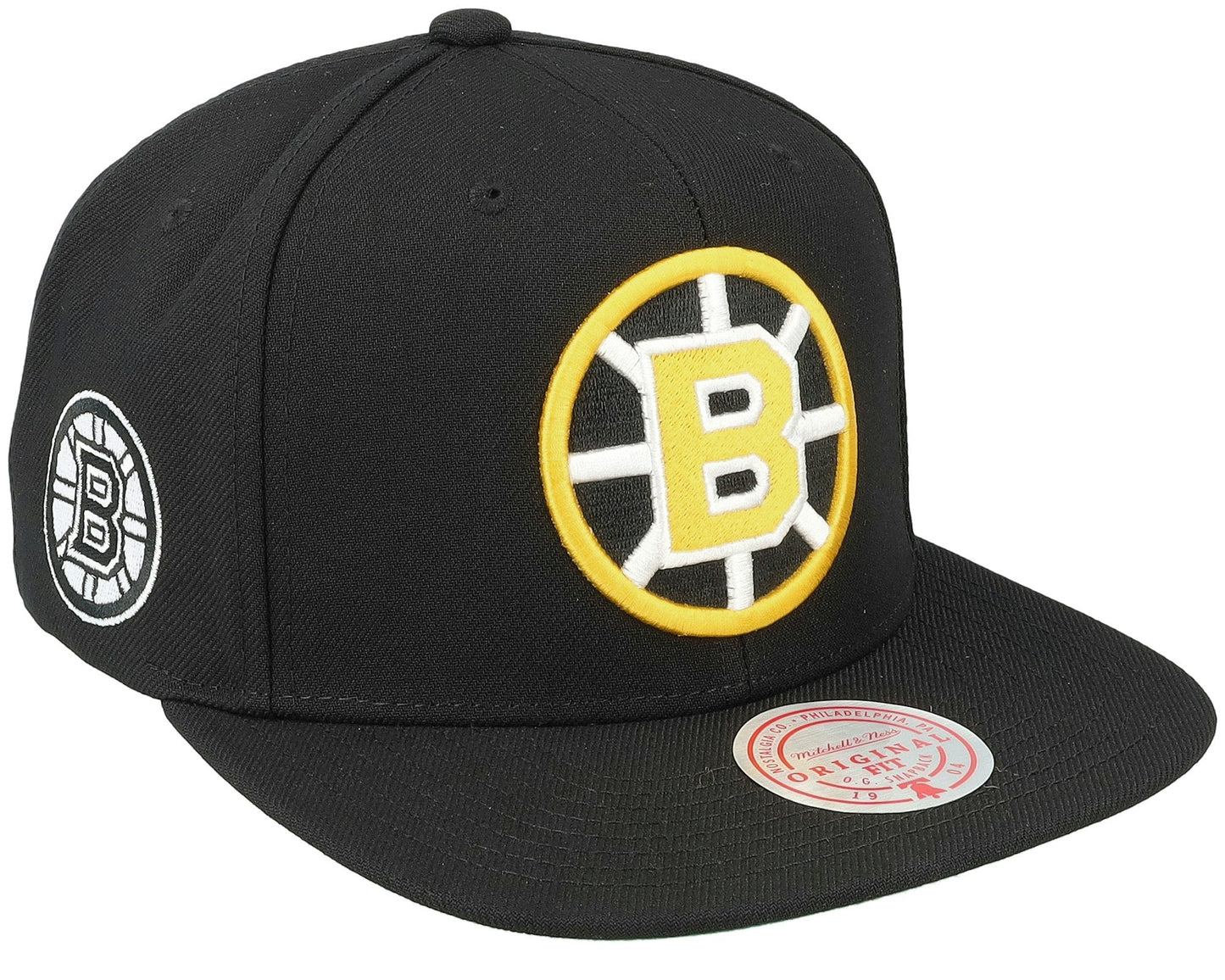 Men's Mitchell & Ness Nhl Alternate Flip Snapback Bruins - Black