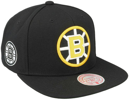 Mitchell & Ness Men's NHL Alternate Flip Snapback Bruins Snapback Caps
