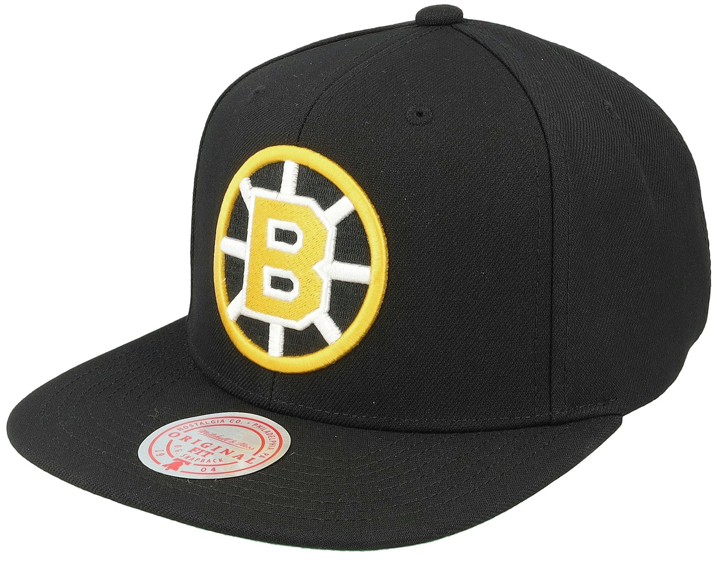 Men's Mitchell & Ness Nhl Alternate Flip Snapback Bruins - Black