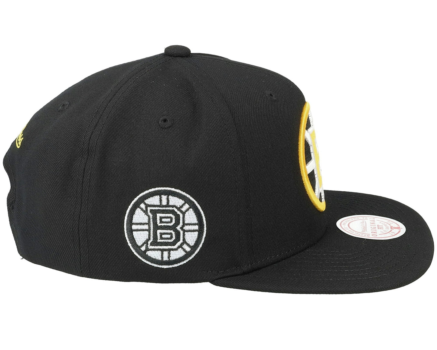 Men's Mitchell & Ness Nhl Alternate Flip Snapback Bruins - Black