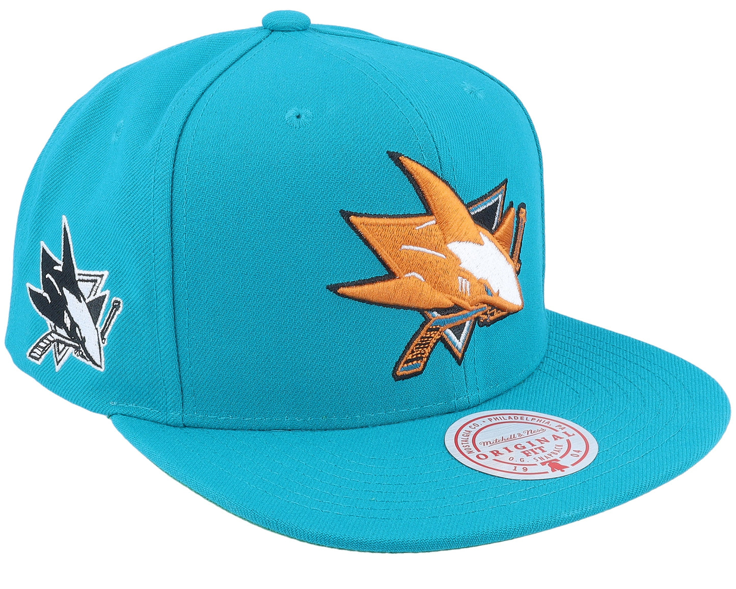 Men's Mitchell & Ness Nhl Alternate Flip Snapback Sharks