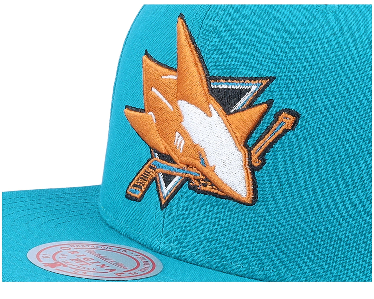 Mitchell & Ness Men's NHL Alternate Flip Snapback Sharks Snapback Caps