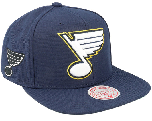 Mitchell & Ness Men's NHL Alternate Flip Snapback Blues Snapback Caps