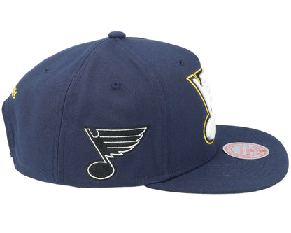 Mitchell & Ness Men's NHL Alternate Flip Snapback Blues Snapback Caps