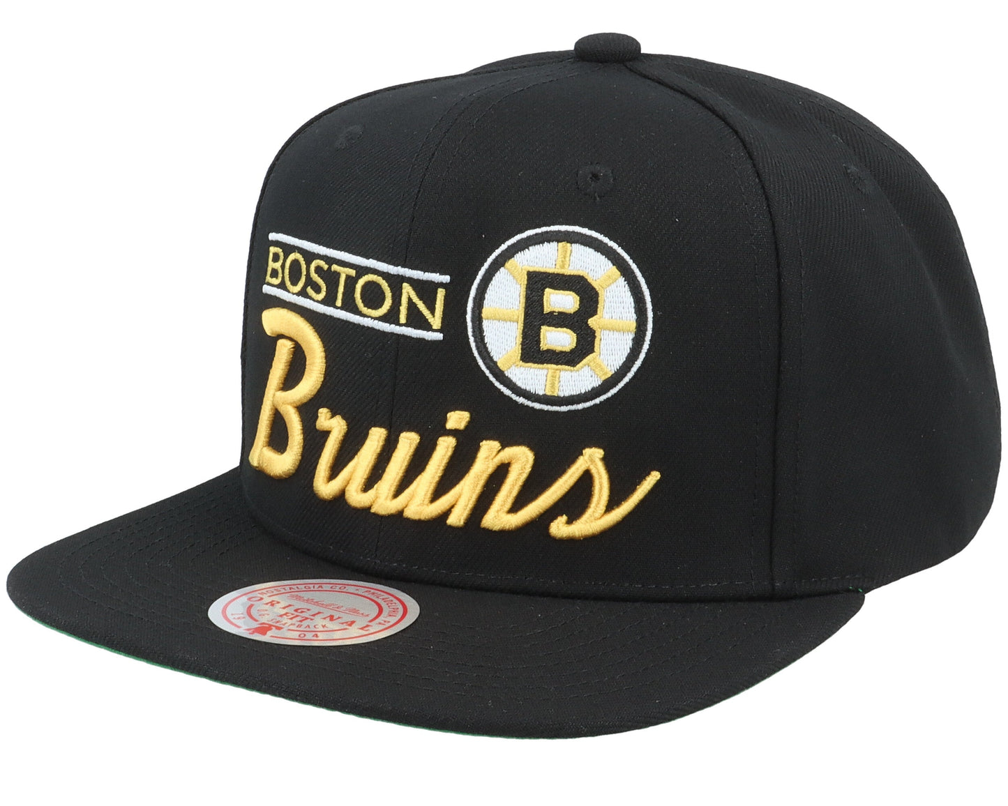 Mitchell & Ness Men's NHL Retro Lock Up Snapback Bruins Snapback Caps
