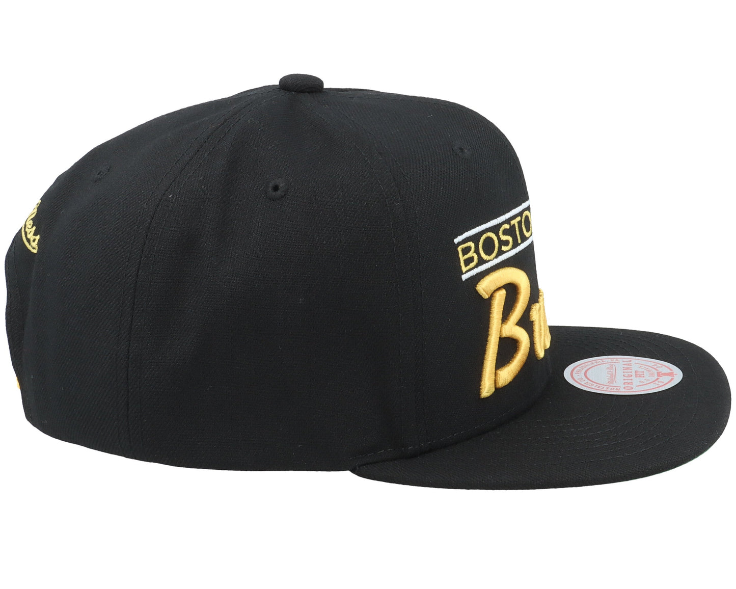 Mitchell & Ness Men's NHL Retro Lock Up Snapback Bruins Snapback Caps