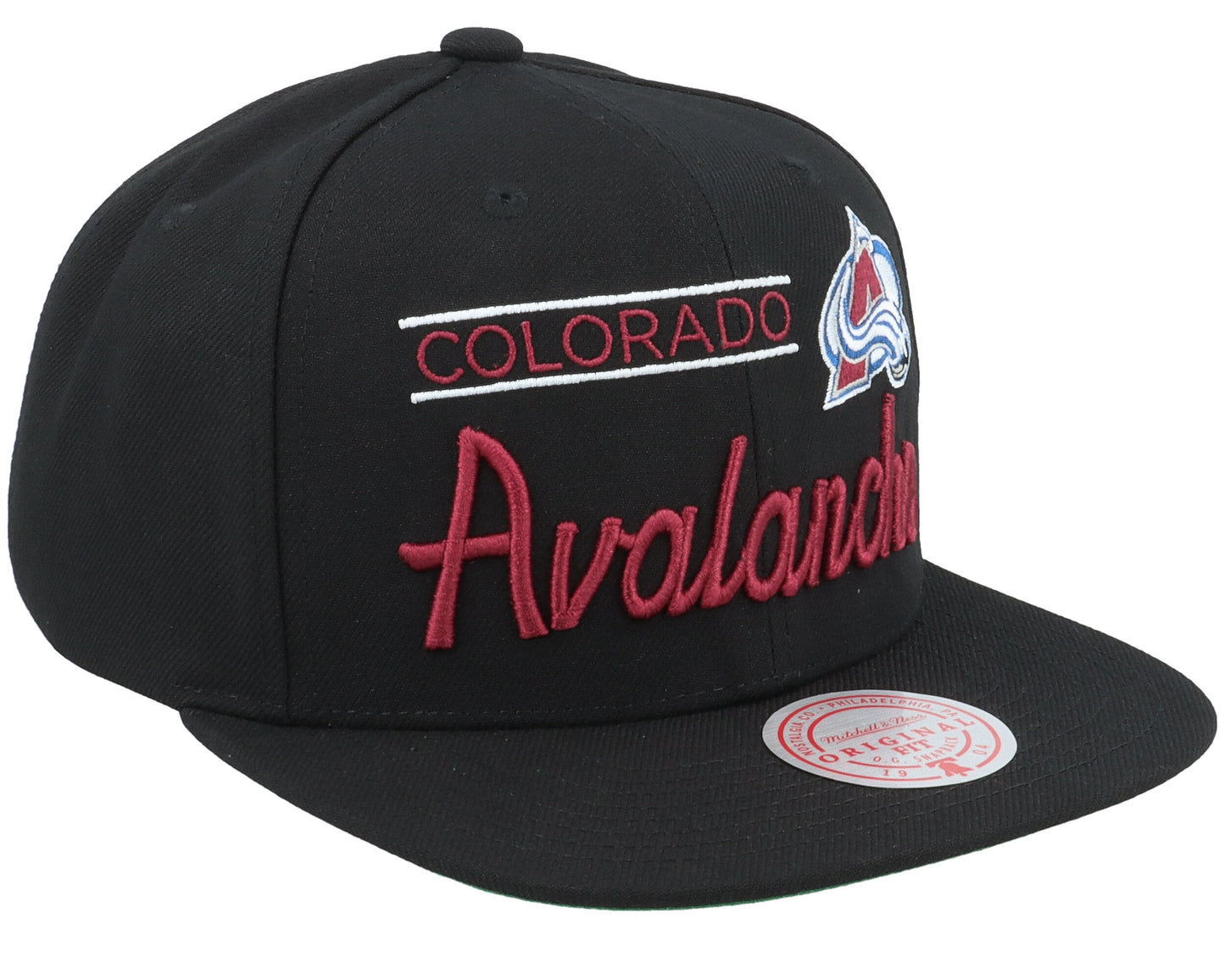 Men's Mitchell & Ness Nhl Retro Lock Up Snapback Avalanche