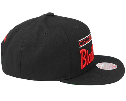 Mitchell & Ness Men's NHL Retro Lock Up Snapback Blackhawks Snapback Caps