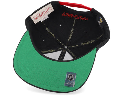 Mitchell & Ness Men's NHL Retro Lock Up Snapback Red Wings Snapback Caps