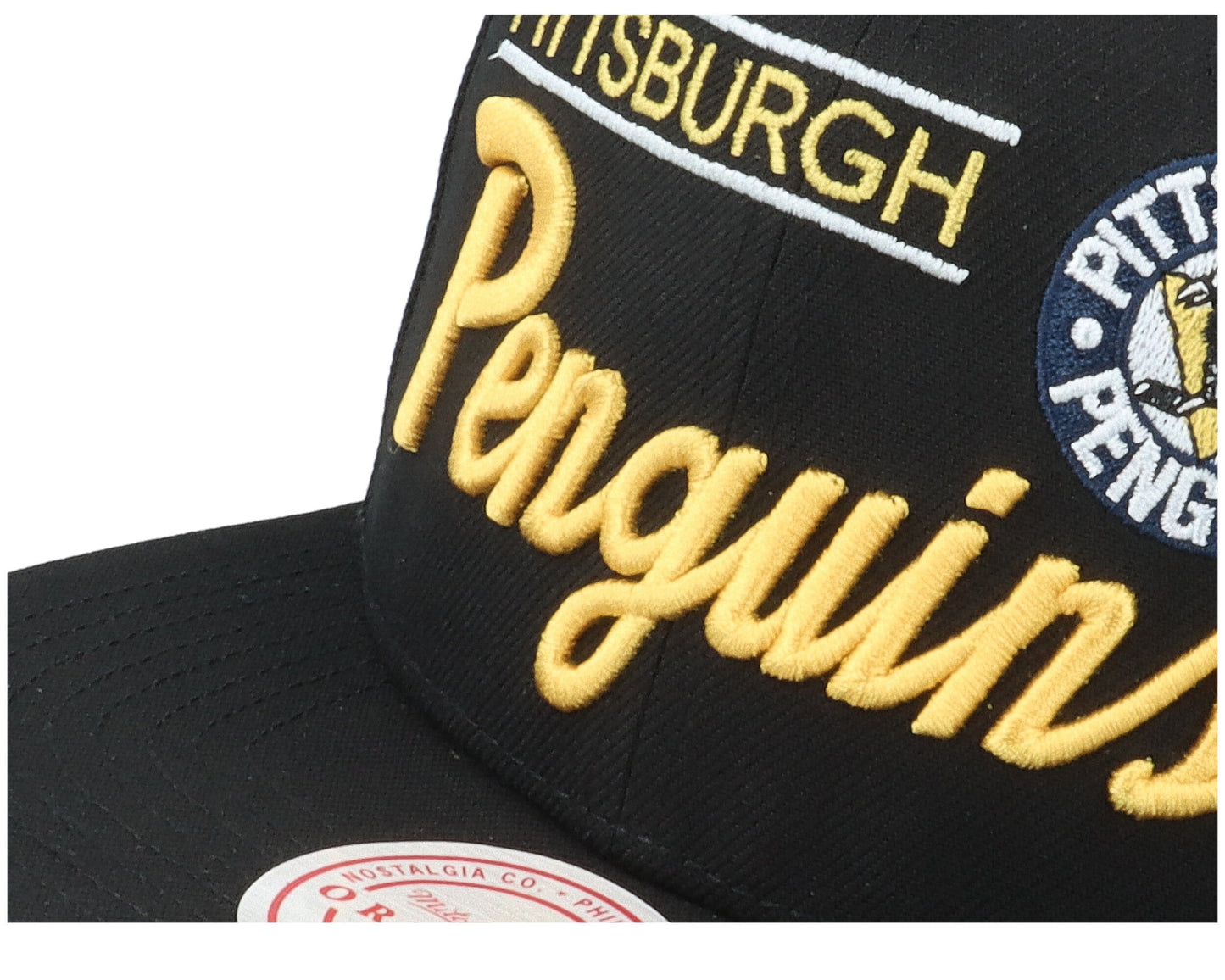 Mitchell & Ness Men's NHL Retro Lock Up Snapback Penguins Snapback Caps