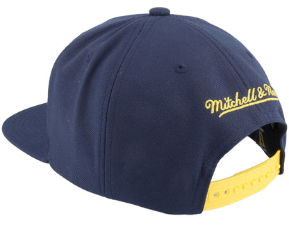 Mitchell & Ness Men's NHL Retro Lock Up Snapback Blues Snapback Caps