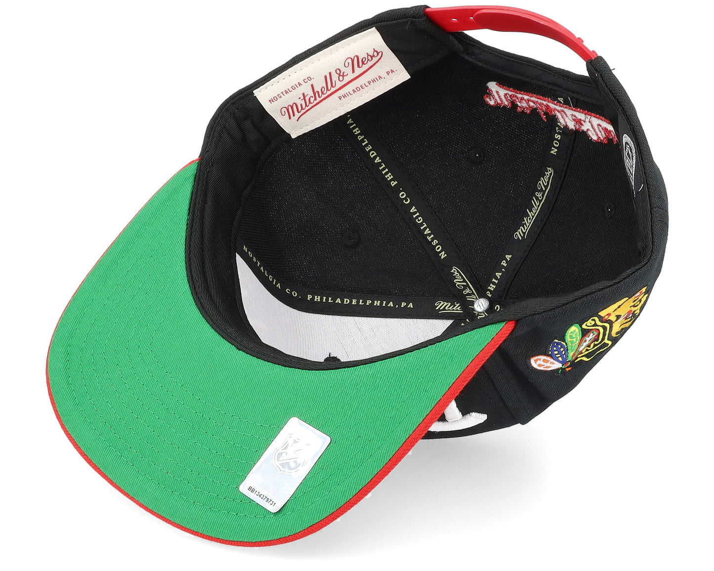 Mitchell & Ness Men's NHL Vintage Script Snapback Blackhawks Snapback Caps