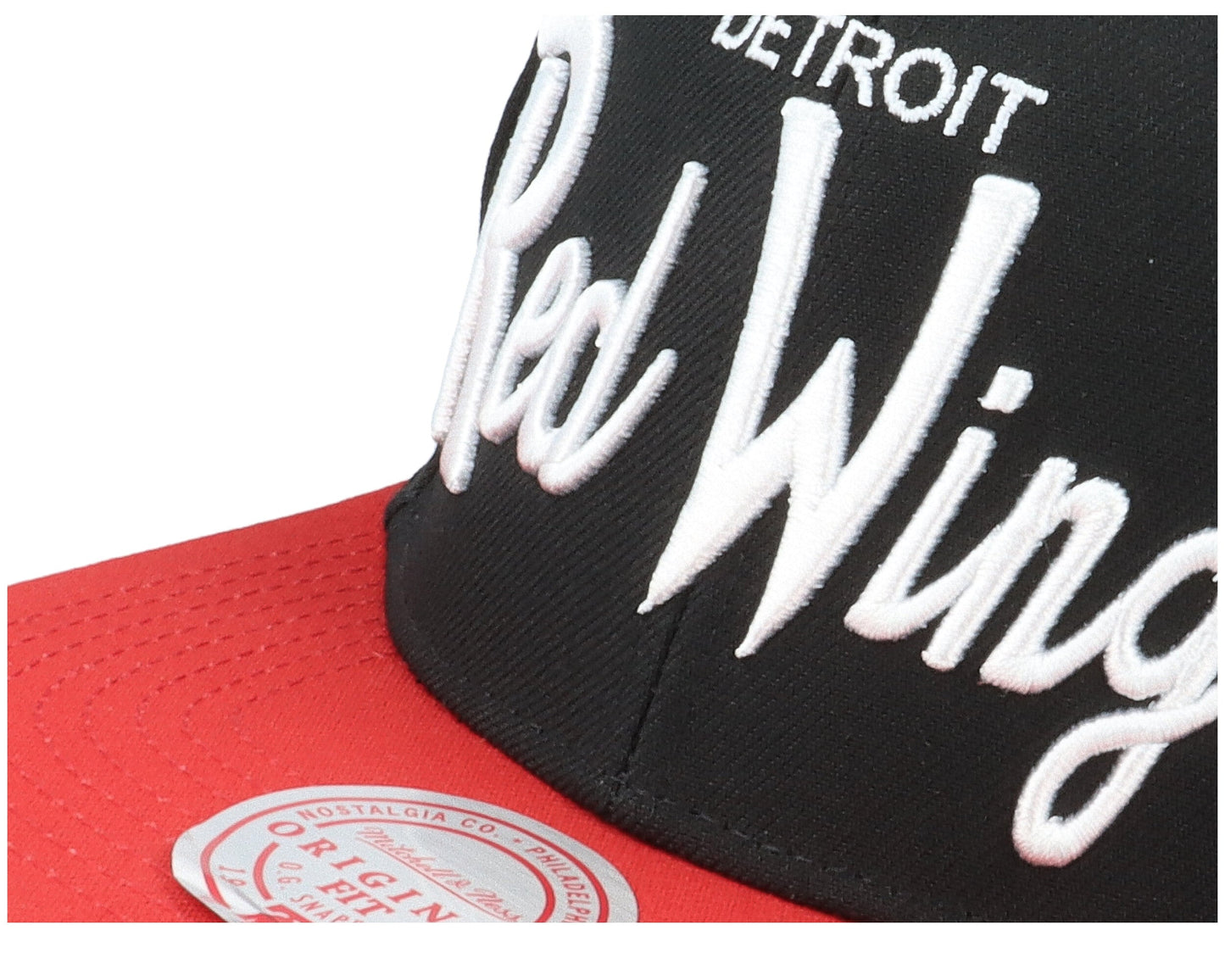 Mitchell & Ness Men's NHL Vintage Script Snapback Red Wings Snapback Caps