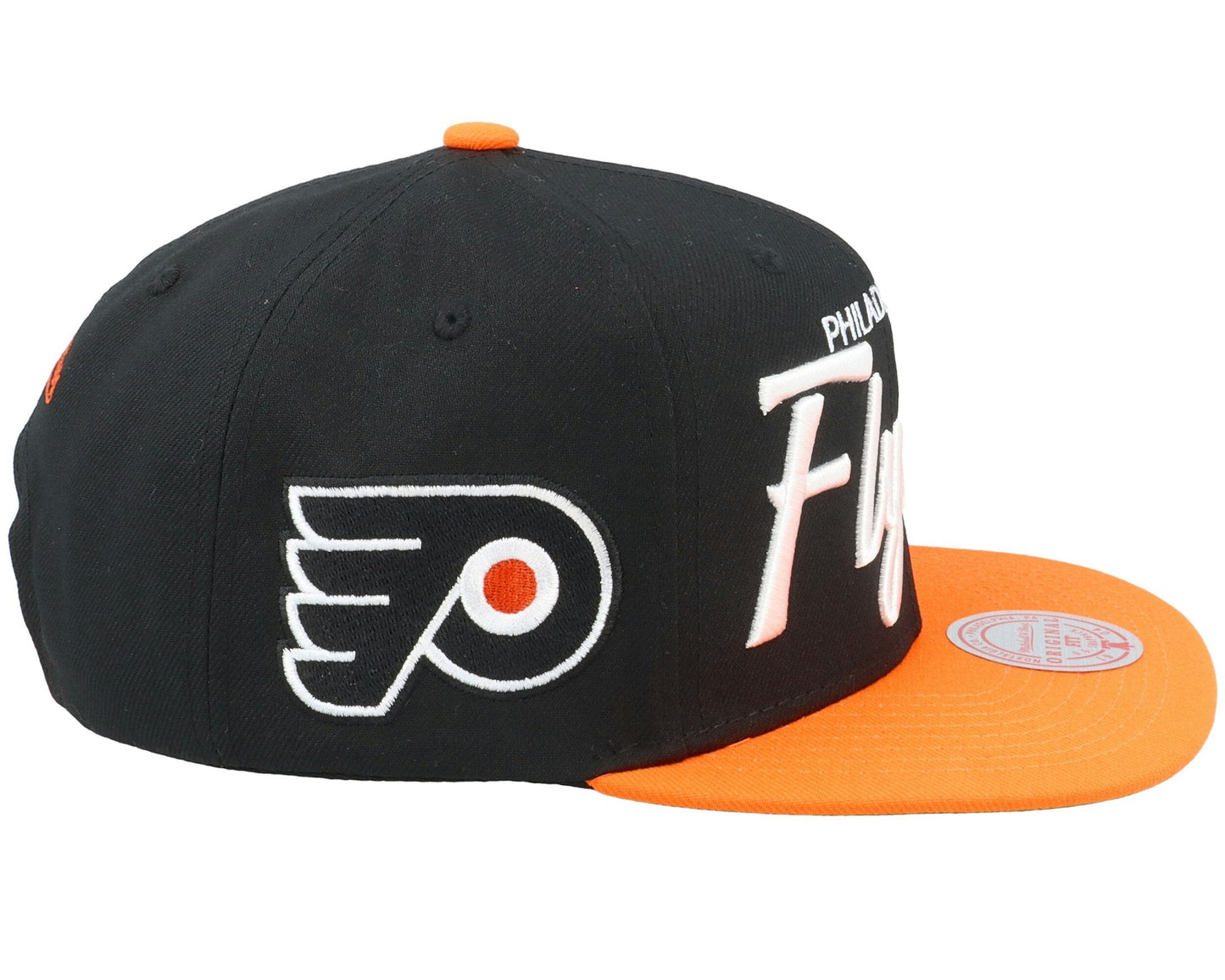 Mitchell & Ness Men's NHL Vintage Script Snapback Flyers Snapback Caps