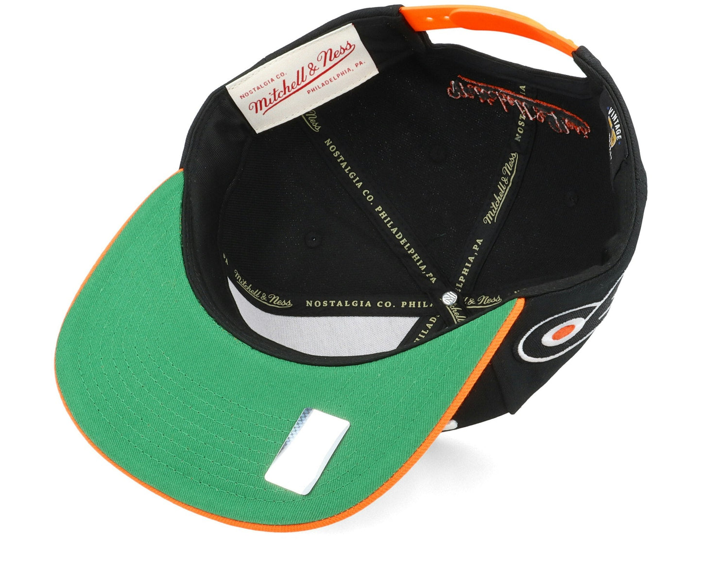 Men's Mitchell & Ness Nhl Vintage Script Snapback Flyers - Black