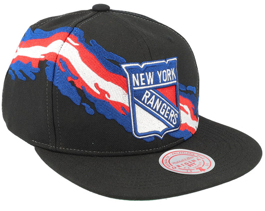 Mitchell & Ness Men's NHL Vintage Paintbrush Snapback Rangers Snapback Caps