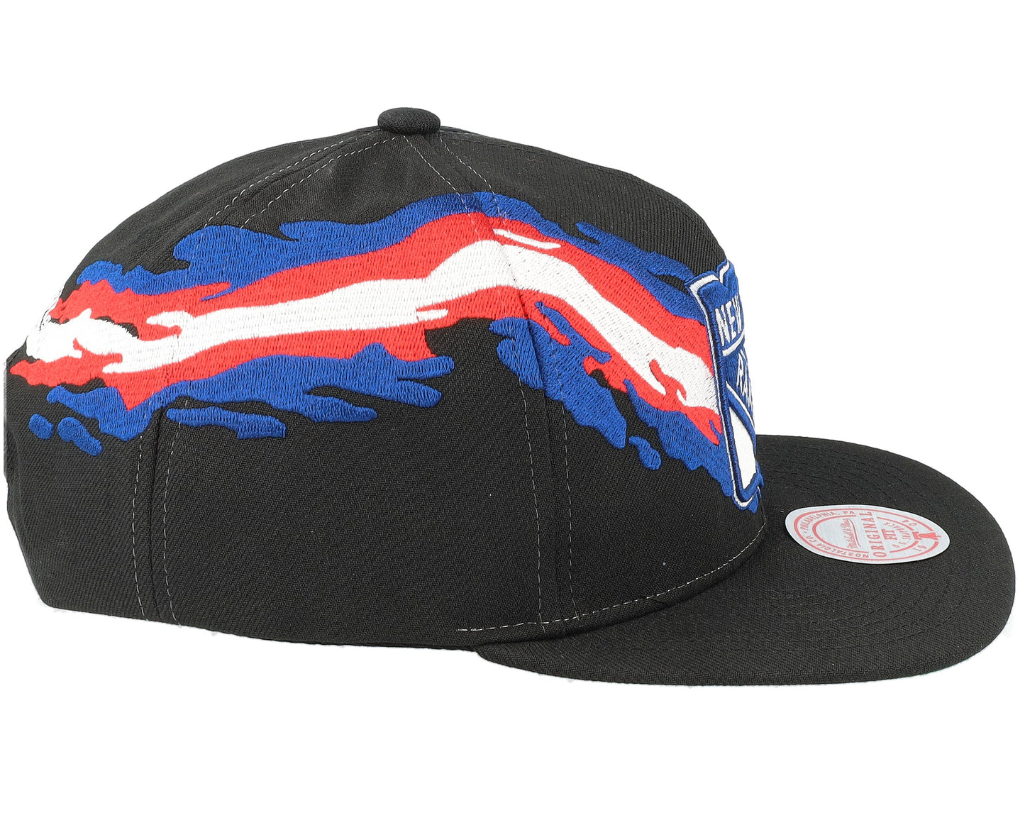Mitchell & Ness Men's NHL Vintage Paintbrush Snapback Rangers Snapback Caps
