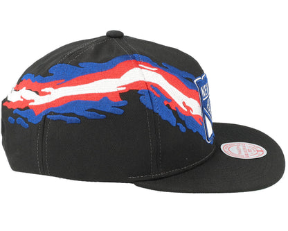Mitchell & Ness Men's NHL Vintage Paintbrush Snapback Rangers Snapback Caps