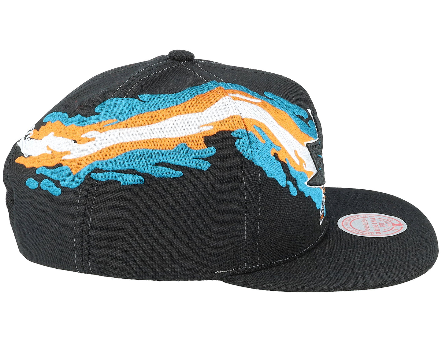 Mitchell & Ness Men's NHL Vintage Paintbrush Snapback Sharks Snapback Caps