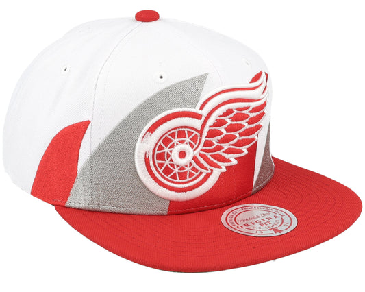 Mitchell & Ness Men's NHL Vintage Sharktooth Snapback Red Wings Snapback Caps