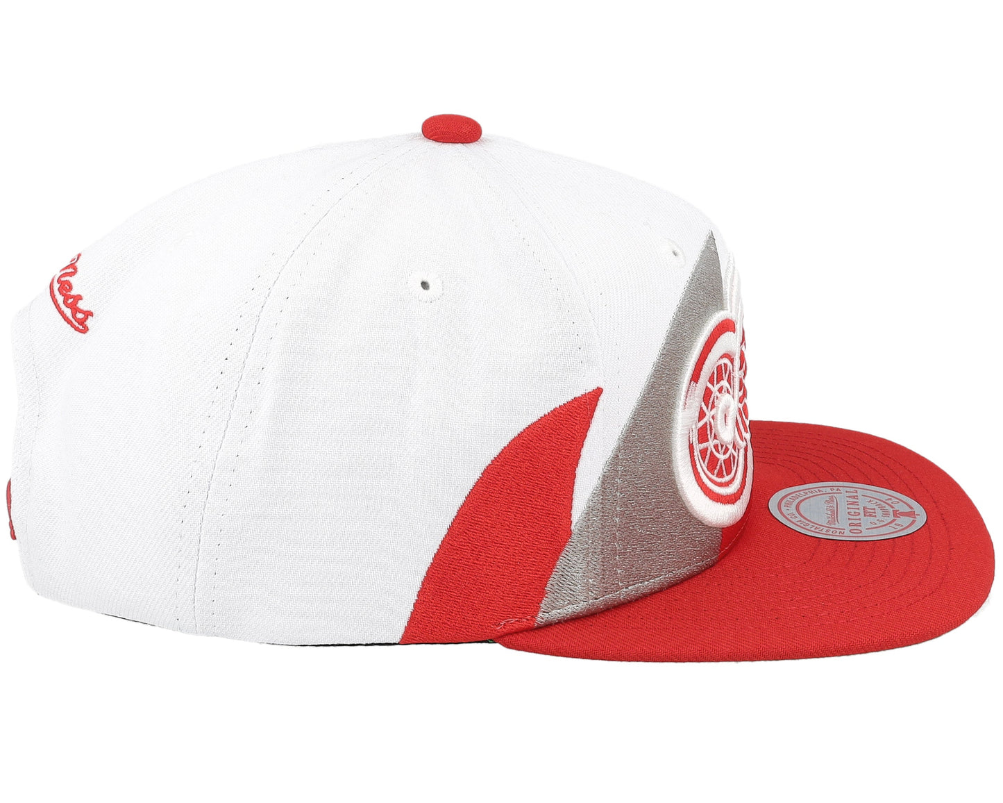 Men's Mitchell & Ness Nhl Vintage Sharktooth Snapback Red Wings