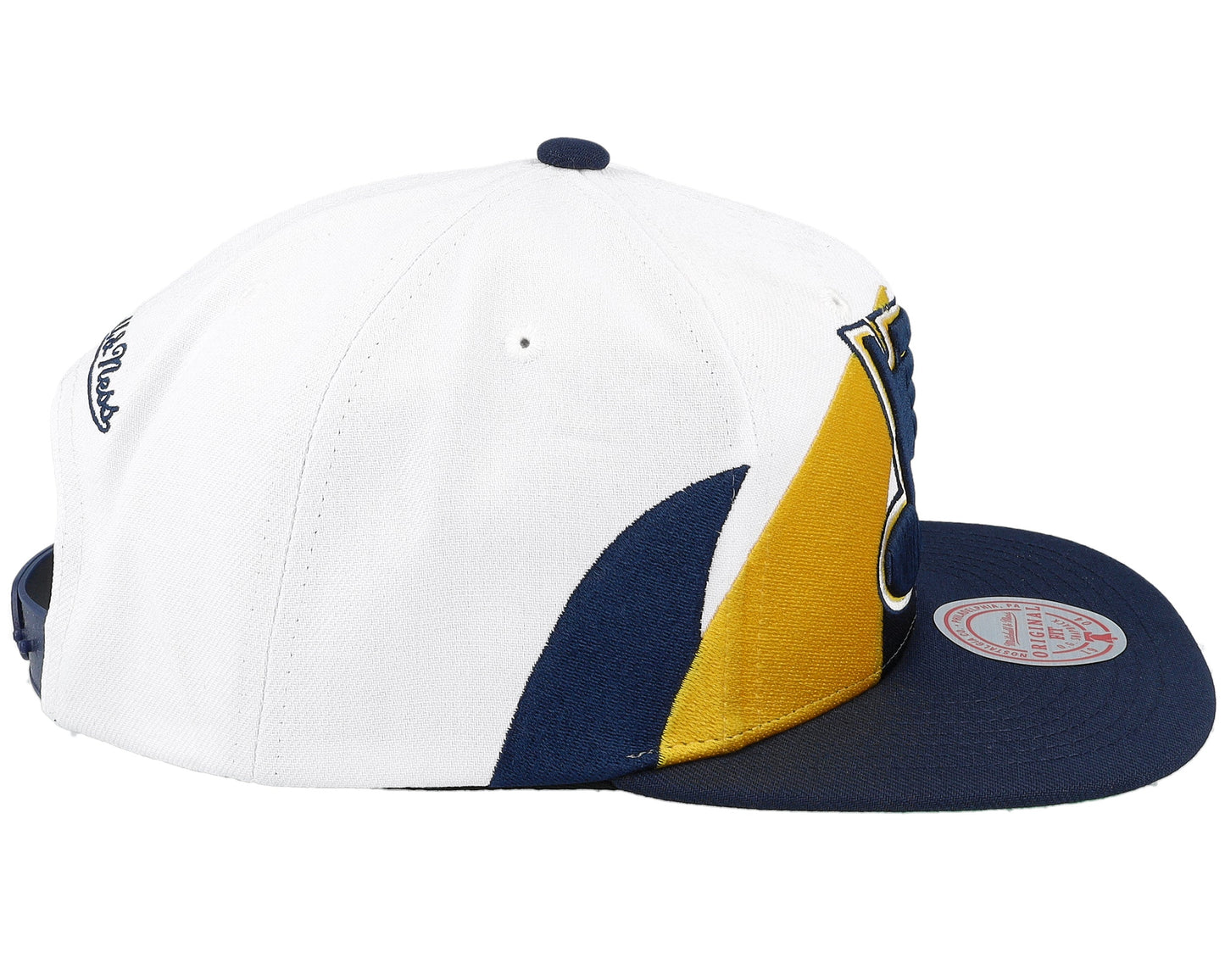 Mitchell & Ness Men's NHL Vintage Sharktooth Snapback Blues Snapback Caps
