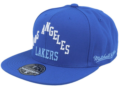 Mitchell & Ness Men's NBA Logo History Fitted Hwc Lakers Fitted Caps