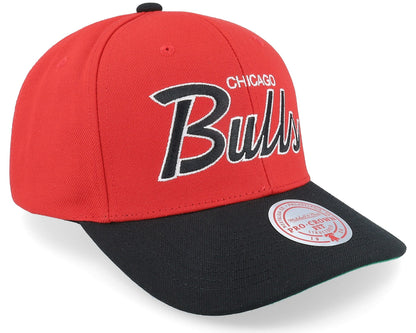Mitchell & Ness Men's NBA Team Script 2.0 Pro Snapback Hwc Bulls Snapback Caps