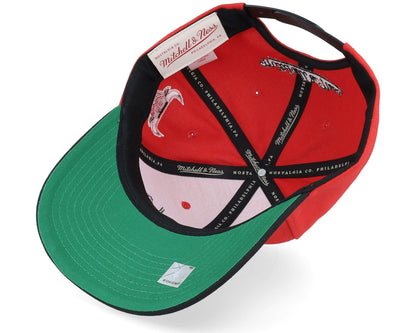 Mitchell & Ness Men's NBA Team Script 2.0 Pro Snapback Hwc Bulls Snapback Caps