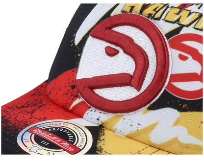 Mitchell & Ness Men's NBA Hyper Trucker Snapback Hwc Rockets Snapback Caps