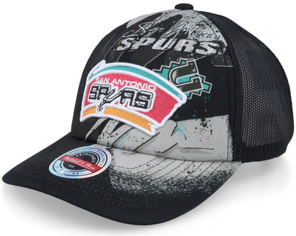 Mitchell & Ness Men's NBA San Antonio Spurs Hyper Trucker Snapback