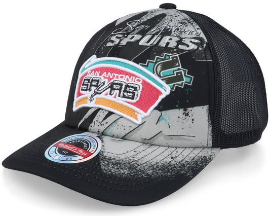 Mitchell & Ness Men's NBA San Antonio Spurs Hyper Trucker Snapback