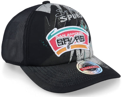 Mitchell & Ness Men's NBA San Antonio Spurs Hyper Trucker Snapback