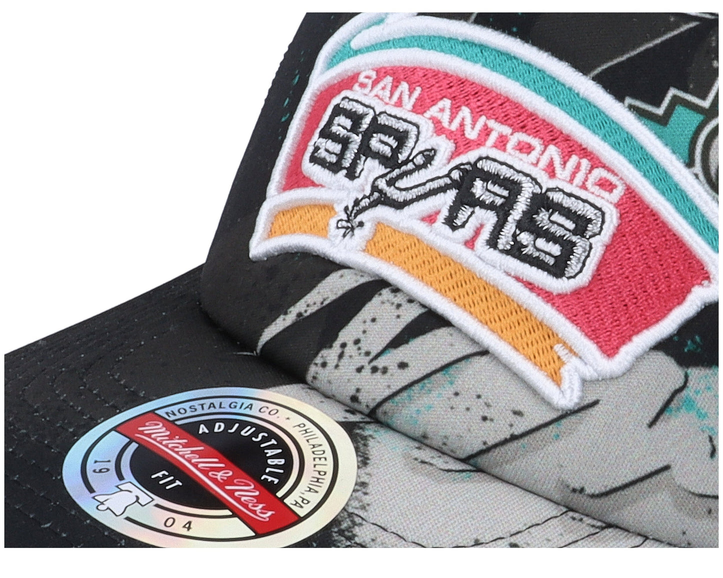 Mitchell & Ness Men's NBA San Antonio Spurs Hyper Trucker Snapback