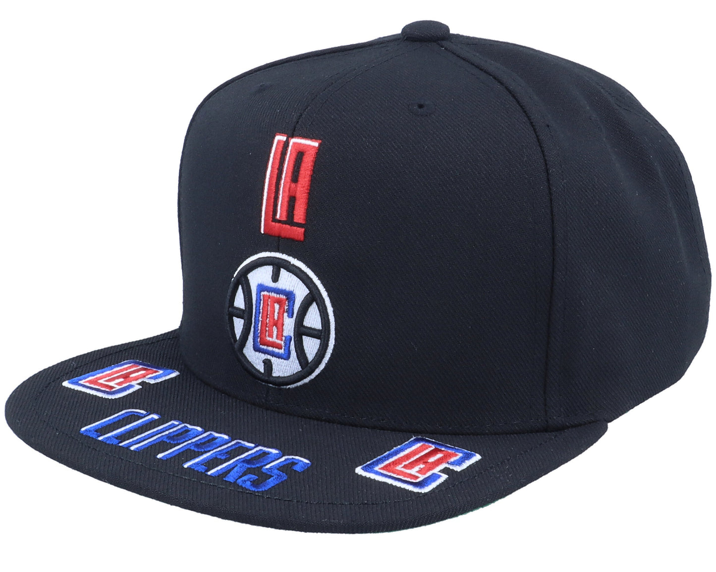 Mitchell & Ness Men's NBA Front Loaded Snapback Clippers Snapback Caps