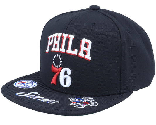 Mitchell & Ness Men's NBA Front Loaded Snapback 76Ers