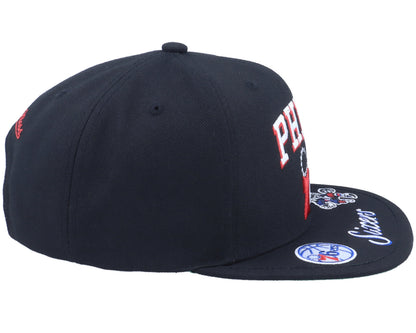 Mitchell & Ness Men's NBA Front Loaded Snapback 76Ers