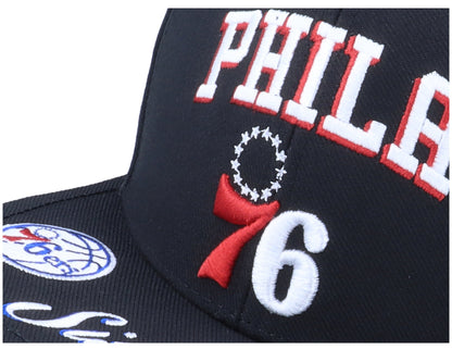Mitchell & Ness Men's NBA Front Loaded Snapback 76Ers
