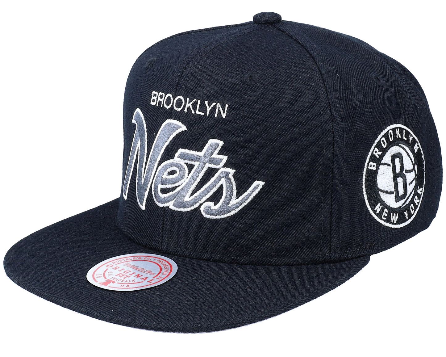 Men's Mitchell & Ness NBA Team Script 2.0 Snapback Nets
