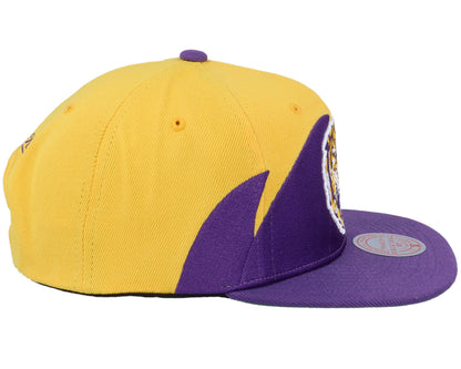 Mitchell & Ness Men's Ncaa Sharktooth Snapback Lsu Snapback Caps